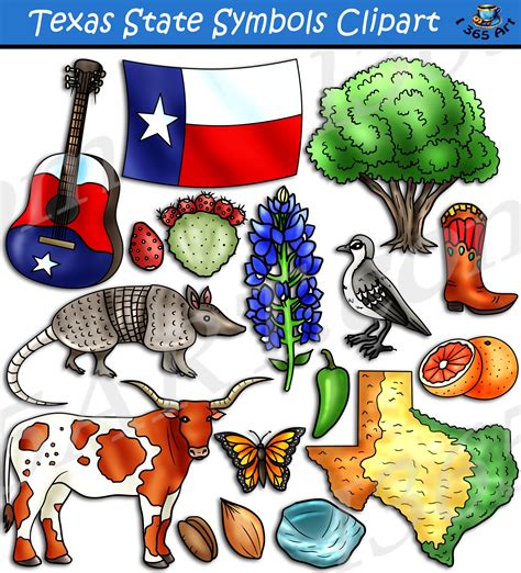 texas symbols clip art.